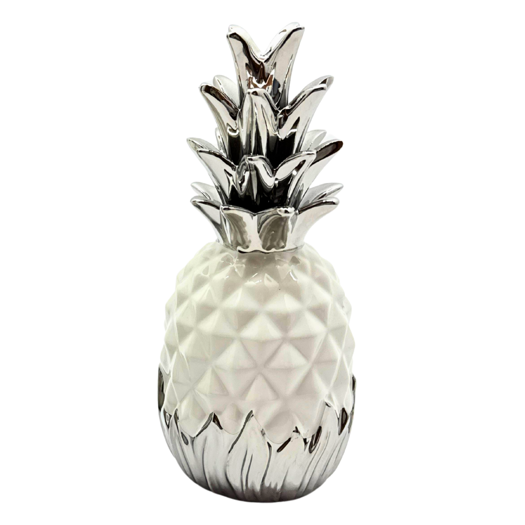 piña ceramica blanco plata REF: US1119-13