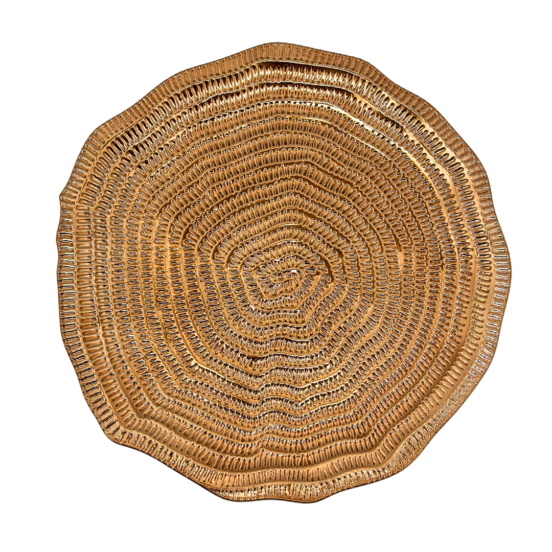 plato base decorativo plástico 33 x 33 cms Ref: SA1209-09