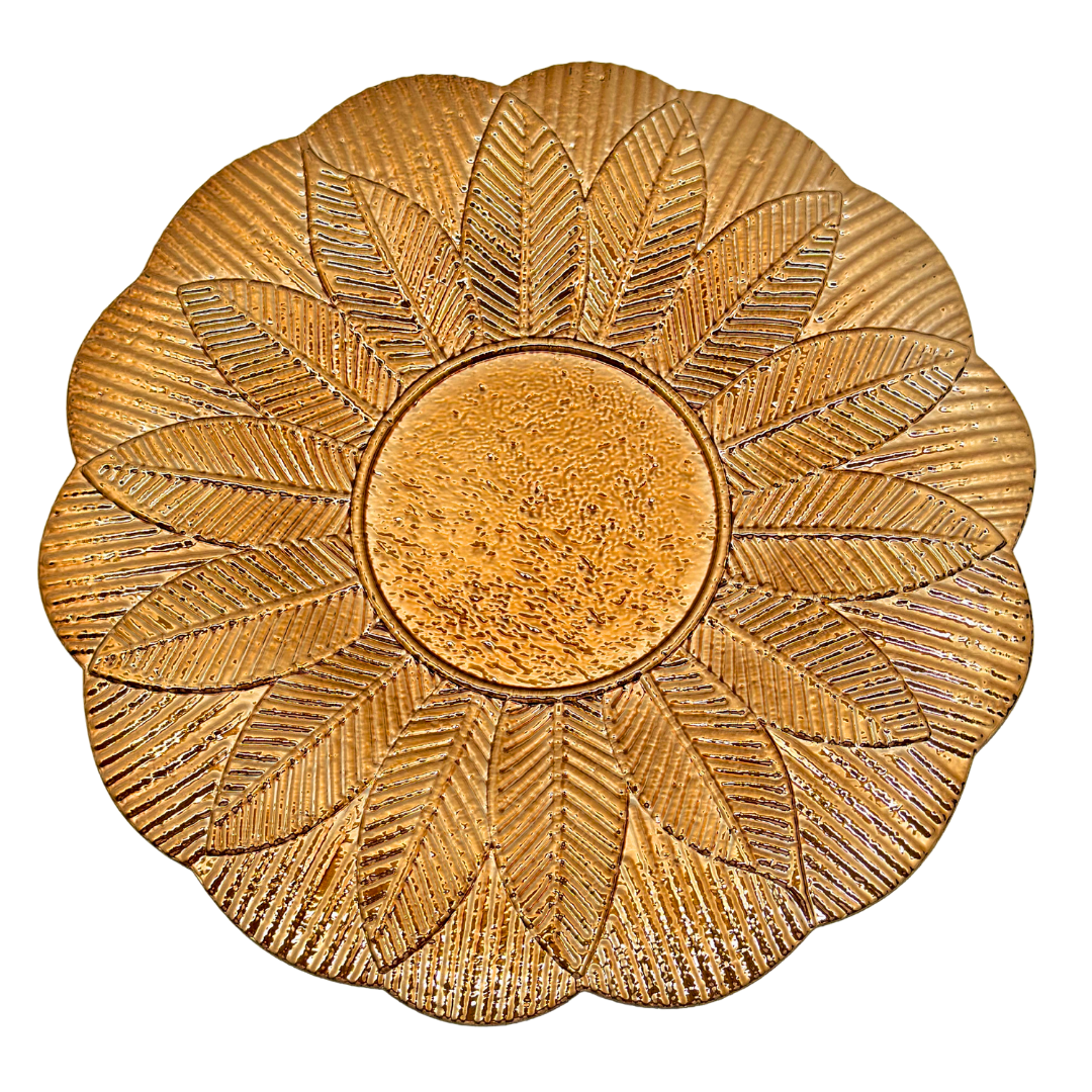 plato base decorativo plástico 33 x 33 cms Ref: SA1209-15