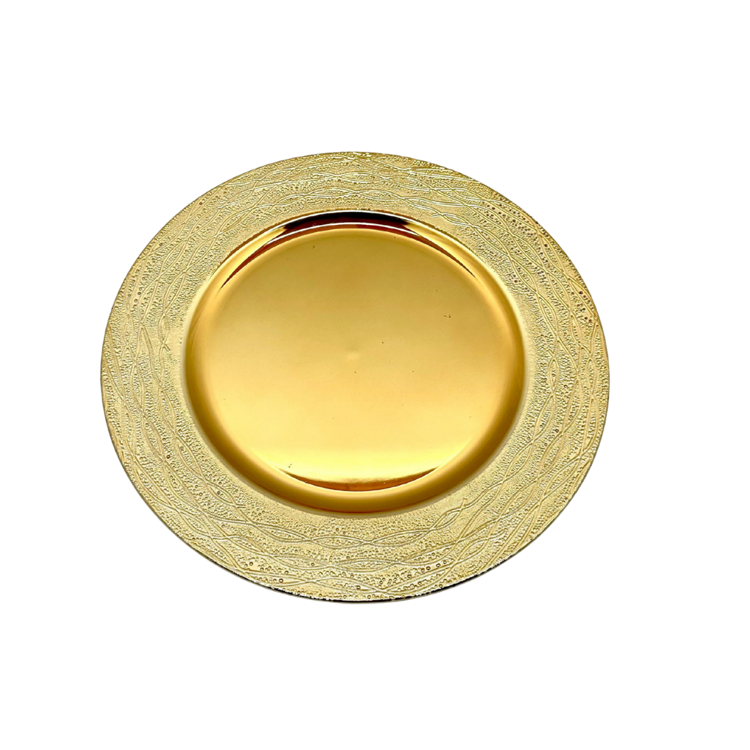 plato base decorativo plástico 33 x 33 cms Ref: SA2503-363