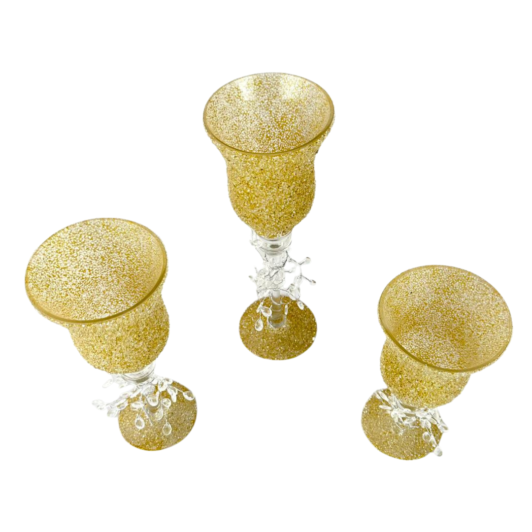Juego de copas decorativas – Ref. SA2503-602 - el costo del producto no incluye envió