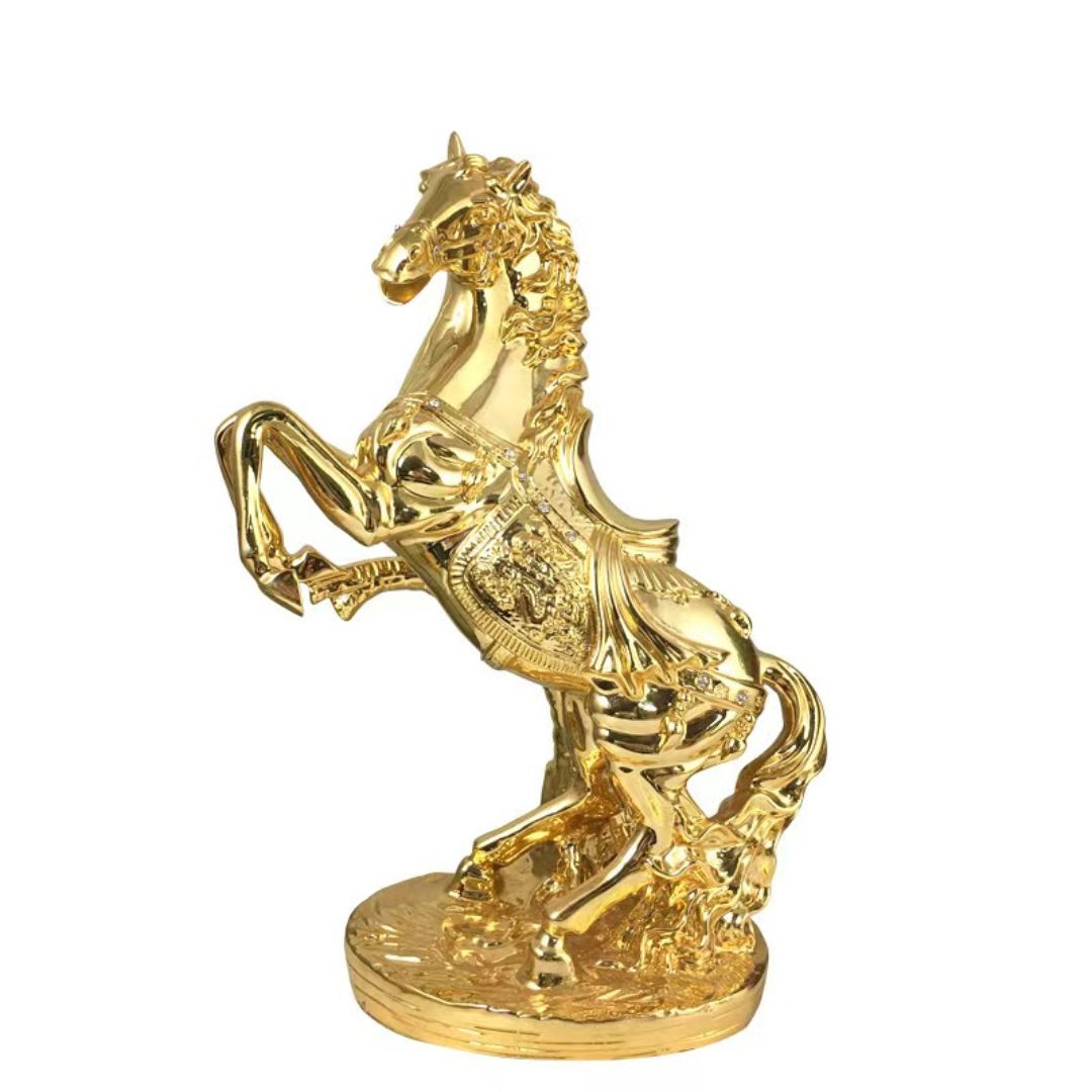 caballo dorado 55 x 22 cms ref: US0321-43G