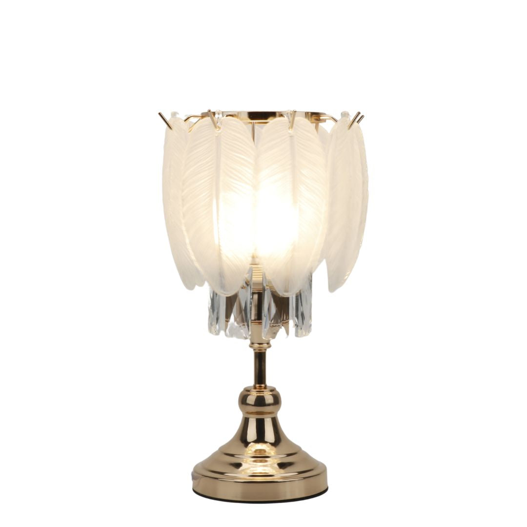 lampara en metal y vidrio 21 x 18 cms ref: US0322-83