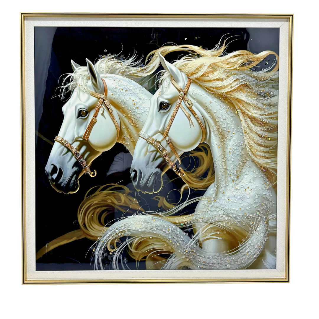 Cuadro decorativo “Pareja de Caballos" Ref: SA2503-309