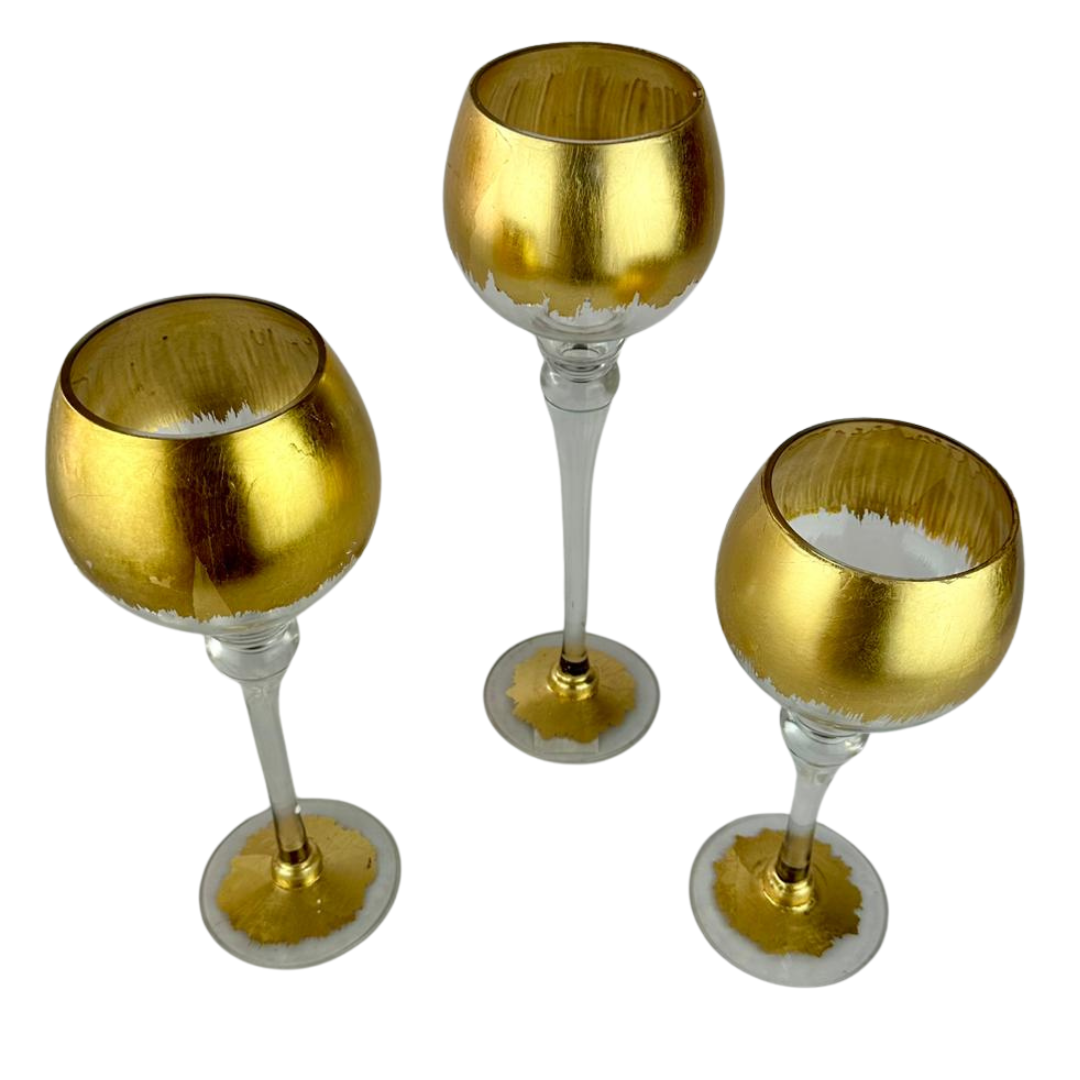 Juego de copas decorativas – Ref. SA1230-03- el costo del producto no incluye envió
