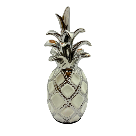 piña ceramica blanco plata REF: US1119-05