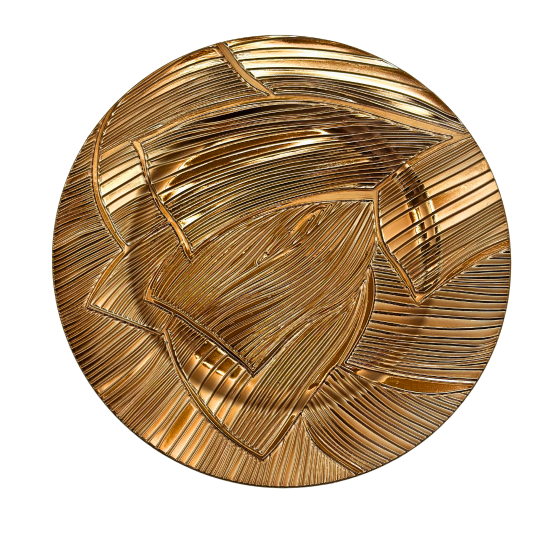 plato base decorativo plástico 33 x 33 cms Ref: SA1209-06