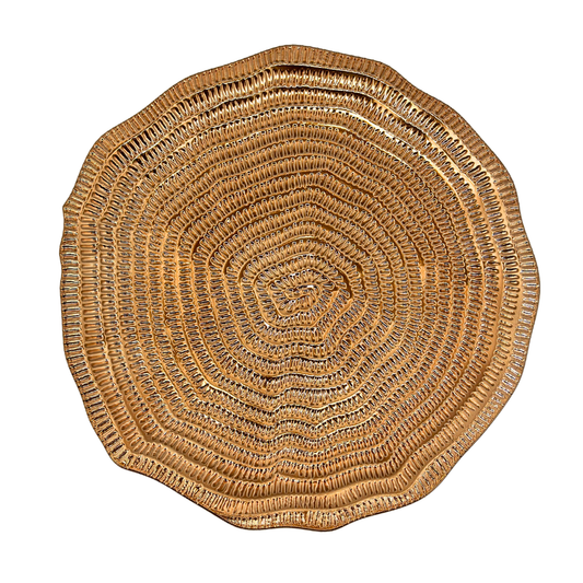 plato base decorativo plástico 33 x 33 cms Ref: SA1209-09