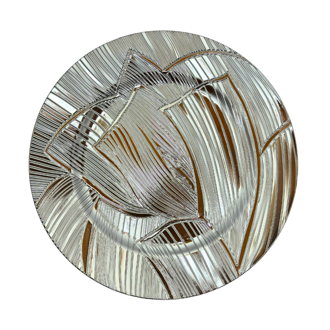 plato base decorativo plástico 33 x 33 cms Ref: SA1209-05