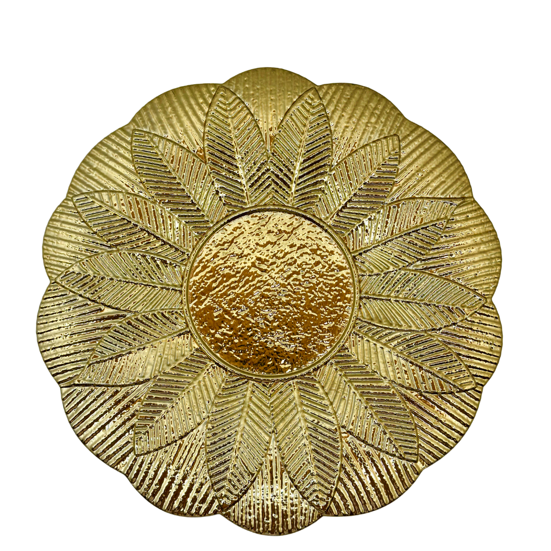 plato base decorativo plástico 33 x 33 cms Ref: SA1209-16