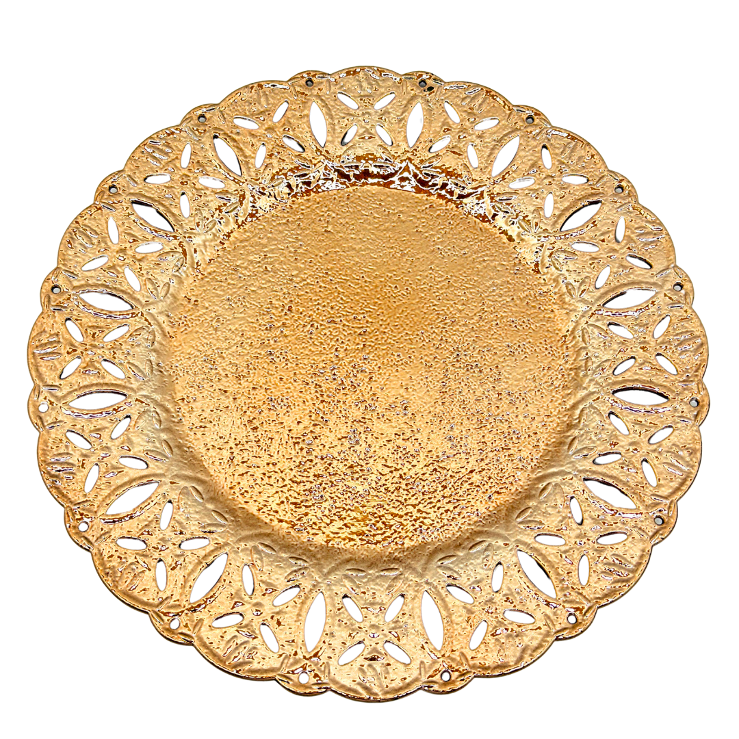 plato base decorativo plástico 33 x 33 cms Ref: SA1209-19