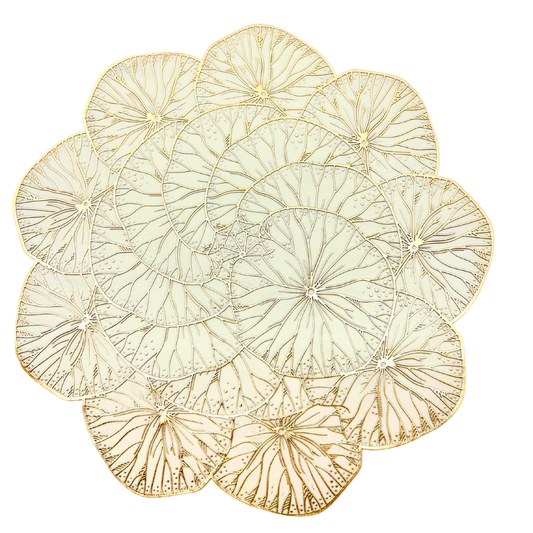 individual para mesa color dorado - 30 x 30 cms Ref: SA2503-424