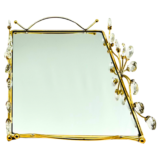 Bandeja espejo mediana dorada – Ref. SA2503-72G