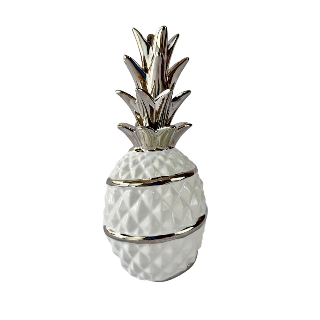 piña ceramica blanco plata - unidad REF: US1119-10