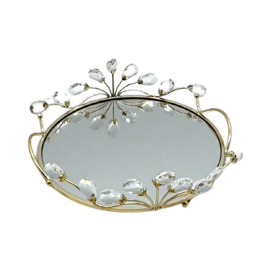 bandeja con espejo dorado – Ref. SA2503-74M