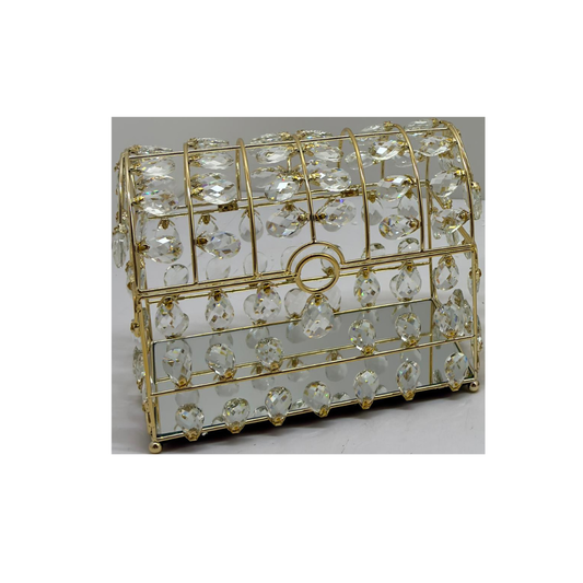 Cofre decorativo con cristales – Ref. 2503-78M