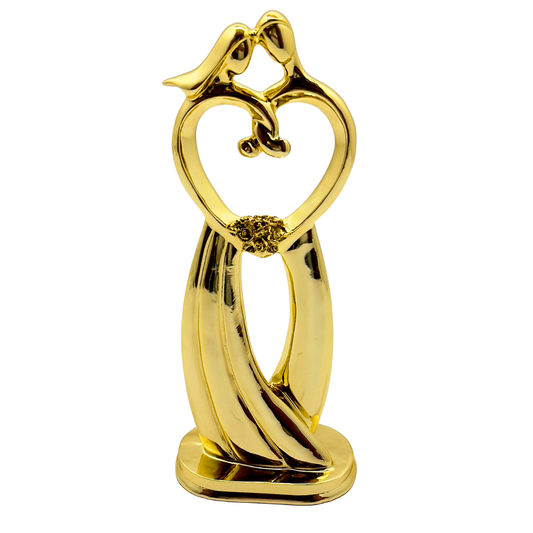figura de enamorados color : dorado - 32 cms x 13 cms SA1997