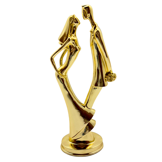 figura de enamorados color : dorado - 36 cms x 15 cms SA2003