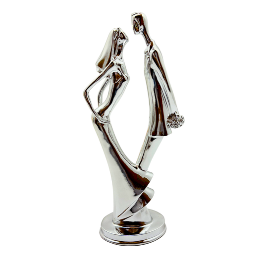 figura de enamorados color : plata - 36 cms x 15 cms SA2004