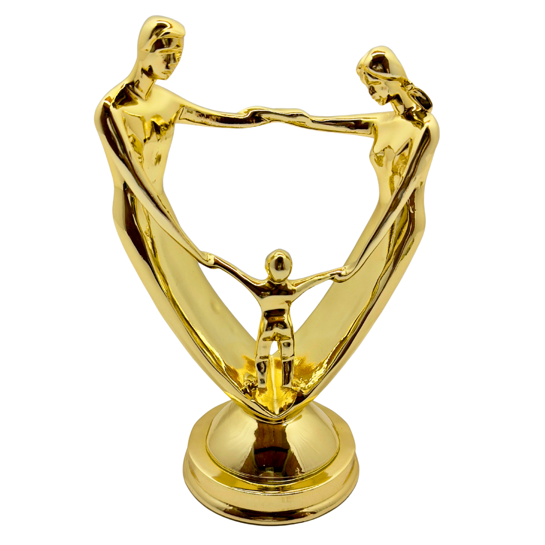 figura familia color : dorado - 26 cms x 18 cms SA1991