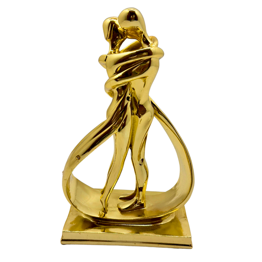 figura de enamorados color : dorado - 29 cms x 17 cms SA1985