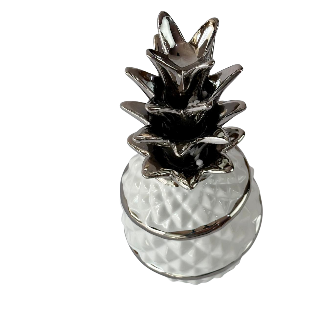 piña ceramica blanco plata - unidad REF: US1119-10