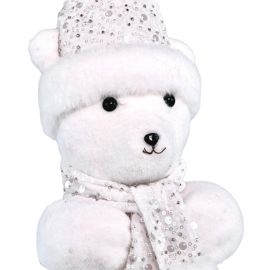 oso polar decorativo navideño Ref: 9323-30 - el costo de este producto no incluye el envió