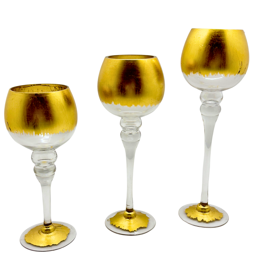 Juego de copas decorativas – Ref. SA1230-03- el costo del producto no incluye envió