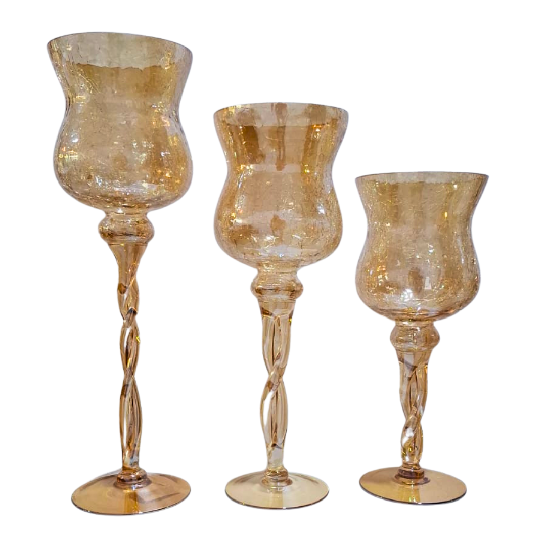 Juego de copas decorativas – Ref. SA2503-558 - el costo del producto no incluye envió