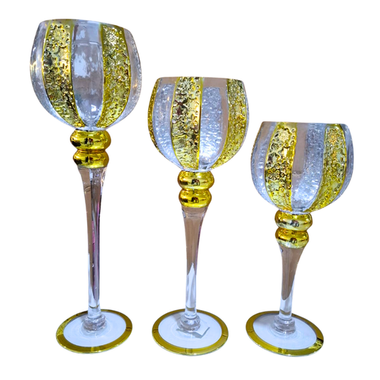 Juego de copas decorativas – Ref. SA2503-579 - el costo del producto no incluye envió