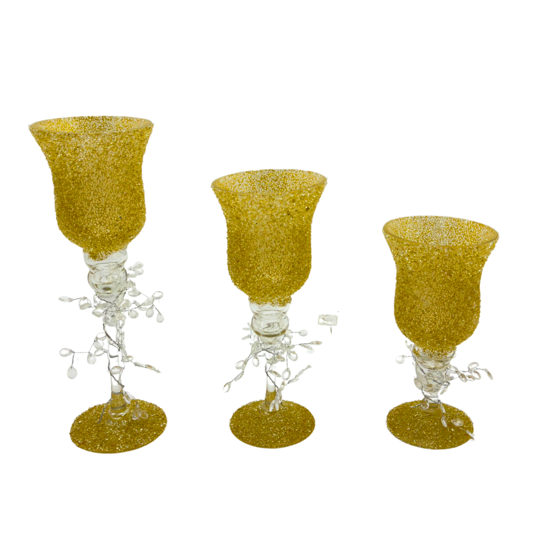 Juego de copas decorativas – Ref. SA2503-602 - el costo del producto no incluye envió