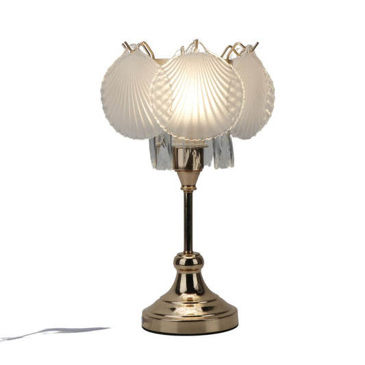 lampara en metal y vidrio de 41 x 20 cms ref: US0322-78