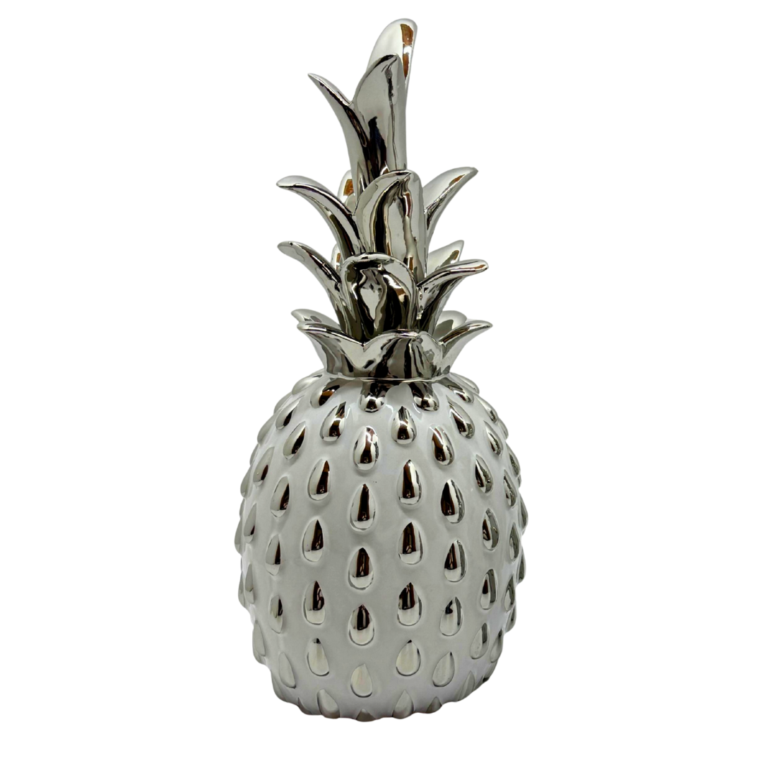 piña cerámica blanco plata REF: US1119-03