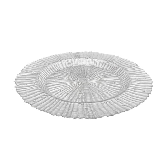 plato de vidrio plateado de 32.5 cms ref: US0322-134